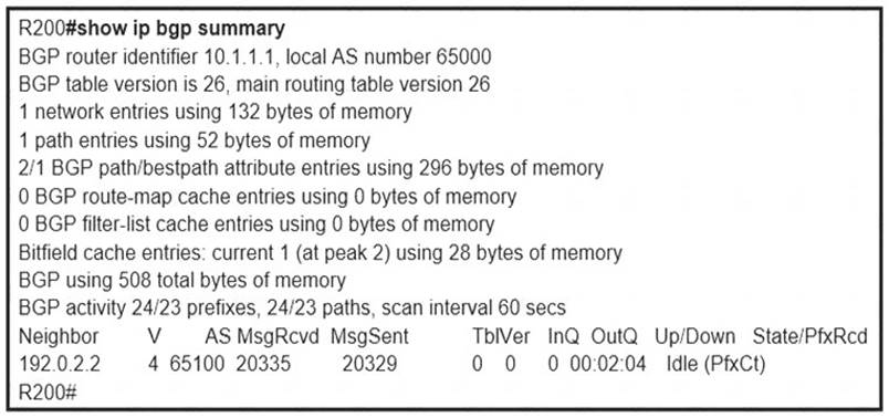 300-410 dumps exhibit