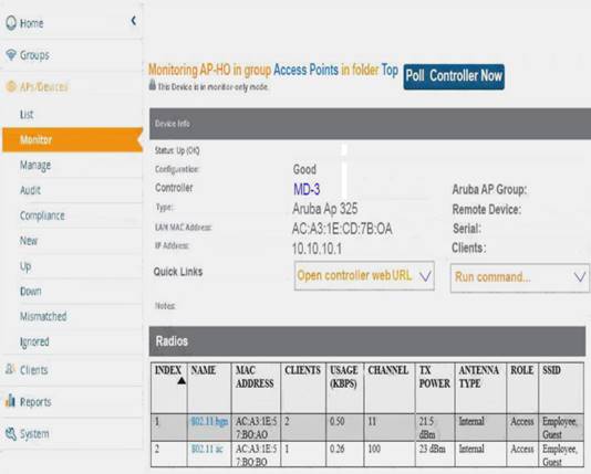 HPE6-A42 dumps exhibit