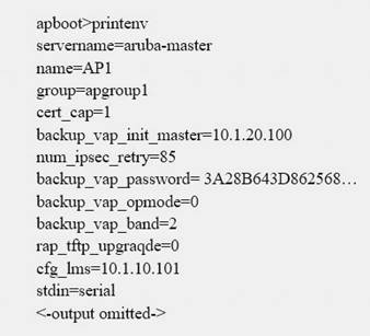 HPE6-A44 dumps exhibit