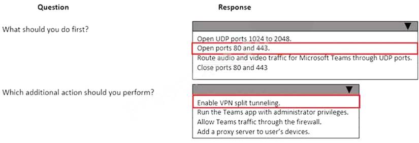 MS-740 dumps exhibit